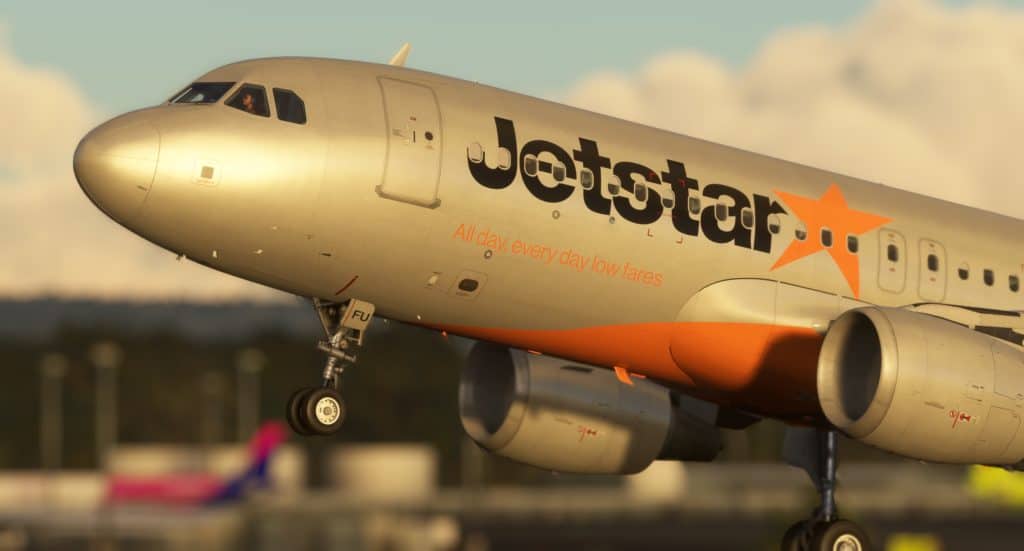 Jetstar Standard VHVFU A320 A320 (Fenix Paintkit) Impulse Simulations